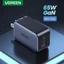Cốc sạc nhanh UGREEN GaN 65W QC4.0 QC PD3.0 PD USB-C Type C USB thích hợp cho iPhone 13 Pro Max Macbook Samsung S23 S24Urtra