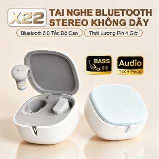 X22 Tai Nghe Chuôi Ngắn Mới Nhất [3 Quà tặng] 1 Nhãn dán hoạt hình+1 Bao tay chơi game+1 Dây buộc, Âm thanh nổi HiFi, Màn hình kỹ thuật số thông minh, Chống nước iPX5, Micro tích hợp,