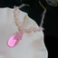Lãng Mạn Trong Suốt Giọt Nước Mặt Dây Chuyền Choker Hỗn Hợp Không Đều Pha Lê Chip & Tròn Ngọc Trai Hạt Nối Cổ Ôm Dây Xích Thanh Lịch Phù Hợp Cổ Trang Sức Cho Nữ Hẹn Hò Cưới