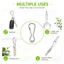 20 / 50 / 100 Chiếc Thép Không Gỉ Móc Khóa Kẹp Lò Xo Chụp Móc Kim Loại Dây Kẹp Cho Chìa Khóa Túi DIY Phụ Kiện