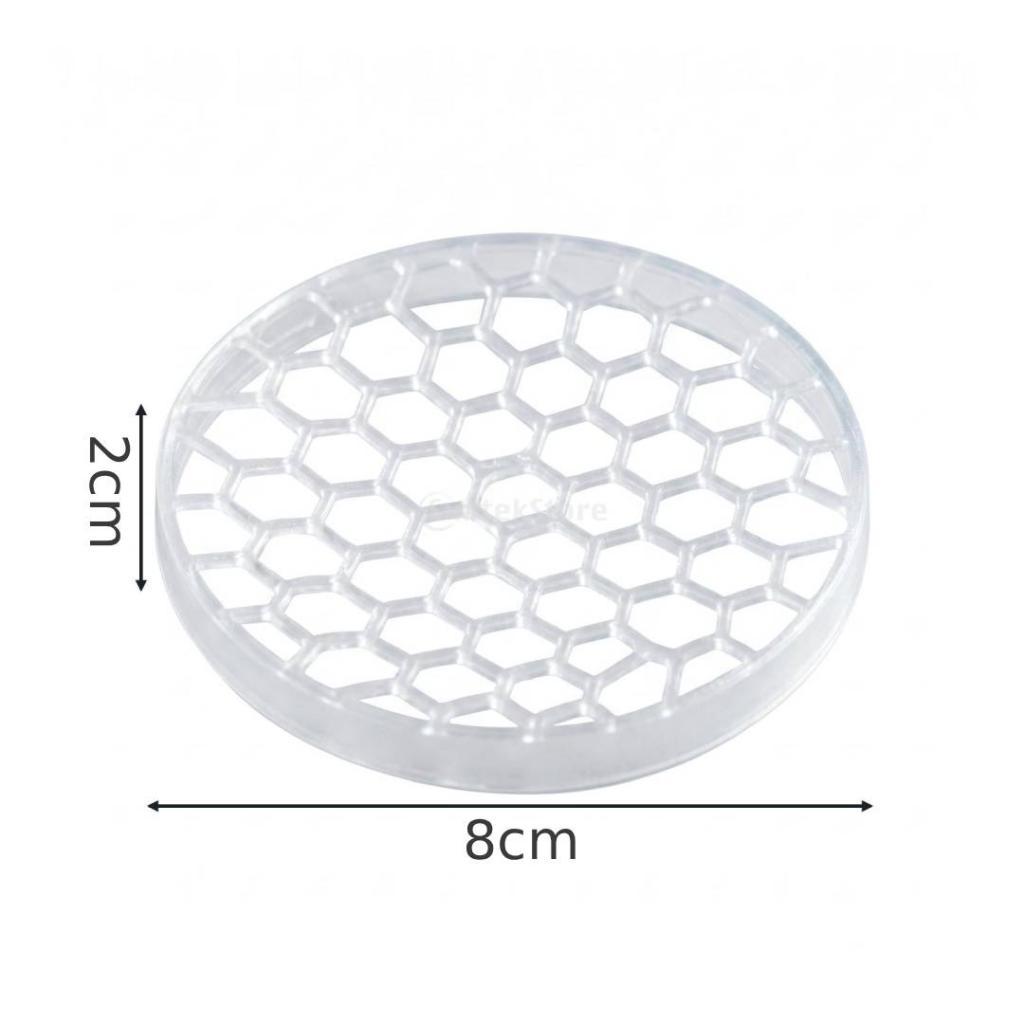Chulisia Silicone Hoa Ếch Tròn Tổ Ong Lưới Hoa Bình Lưới Lắp Dễ Dàng Vệ Sinh Trang Trí Phụ Kiện Có Thể Giặt Được