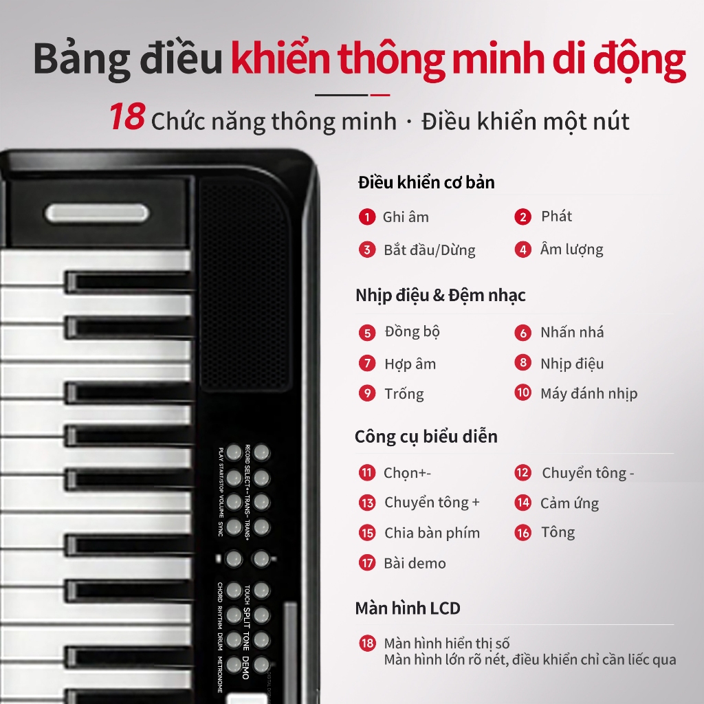 (Lô hàng kho địa phương COD) BETSY Đàn Piano Điện Tử B151T 61 Phím Gọn Phù Hợp Cho Trẻ Em Và Người Mới Bắt Đầu Thiết Kế Tiện Dễ Di Chuyển