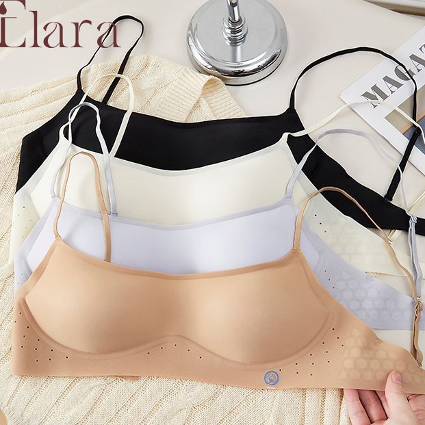 Đơn giản Thoải Mái Liền Mạch Mỏng Dây Đeo Vai Quần Lót Nữ Gợi Cảm Mỏng Phong Cách Thoáng Khí Đẹp Lưng Tập Hợp Áo