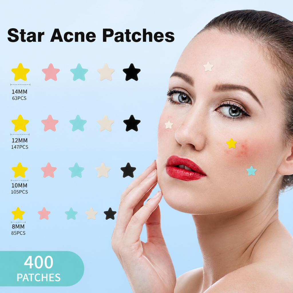 Miếng dán mụn QUSTERE 400—được làm từ chất liệu hydrocolloid, giúp thấm hút dịch tiết và bảo vệ vùng da bị mụn. Sản phẩm hỗ trợ giảm mụn, chứa tinh dầu tràm trà cùng axit salicylic, và phù hợp với mọi loại da.
