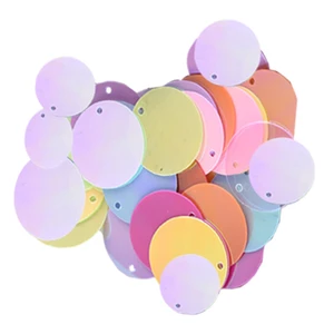 85 Miếng 20 Mm Phẳng Tròn Rời Kim Sa Lấp Lánh DIY Trang Trí Phụ Kiện Bộ Đính Quần Áo Đan Thủ Công Đám Cưới