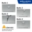 Đèn Led Âm Trần Downlight WELLMAX, Phòng Đèn Âm Trần Siêu Sáng Đơn Màu 3W 6W 9W 12W 220-240V BH 1Năm