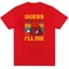 GuessIII teppanyaki thất bại chết người D20 retro hoàng hôn unisex 100% cotton top