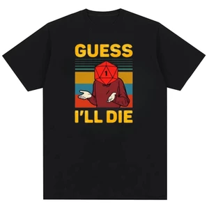 GuessIII teppanyaki thất bại chết người D20 retro hoàng hôn unisex 100% cotton top