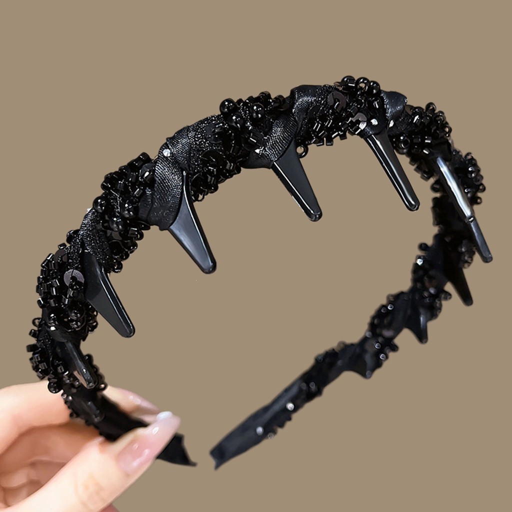 Ánh Sáng Sang Trọng Cao Cấp Zircon Nơ-Toothed Headband Nữ 2026 Phong Cách Mới Đầu Lâu Cao Áp Đầu Ban Đầu