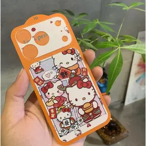 Trung Quốc Năm Mới Hoạt Hình Điện Thoại Di Động Mặt Sau Miếng Dán TPU Mềm Keo Dễ Thương ins Phong Cách Vui Nhộn Minh Họa Người Ảnh Hưởng Nam Nữ Bao Gồm Tất Cả Chống Sốc Mở Chính Xác Thích Hợp Cho iPhone17ProMax / iPhone17pro