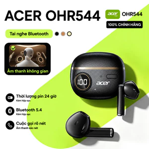 Tai nghe chơi game Acer OHR544 Tai nghe Bluetooth Chất lượng âm thanh HIFI 36 giờ Tuổi thọ pin siêu dài IPX5 Bluetooth chống nước 5.4