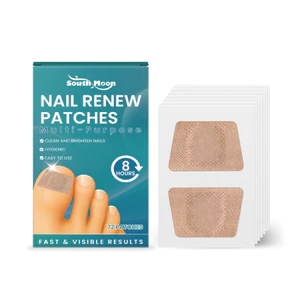 South Moon Nail Renew Patches 72 Miếng dán chăm sóc móng tay đa năng 8 giờ Sử dụng qua đêm Làm sáng da Móng tay dày đổi màu Vệ sinh Dễ dàng sử dụng Miếng dán điều trị làm mới móng tay