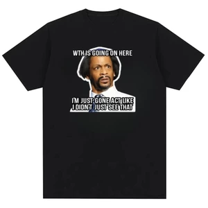 Katt Williams Meme Humor unisex Áo thun thoải mái 100% cotton thời trang