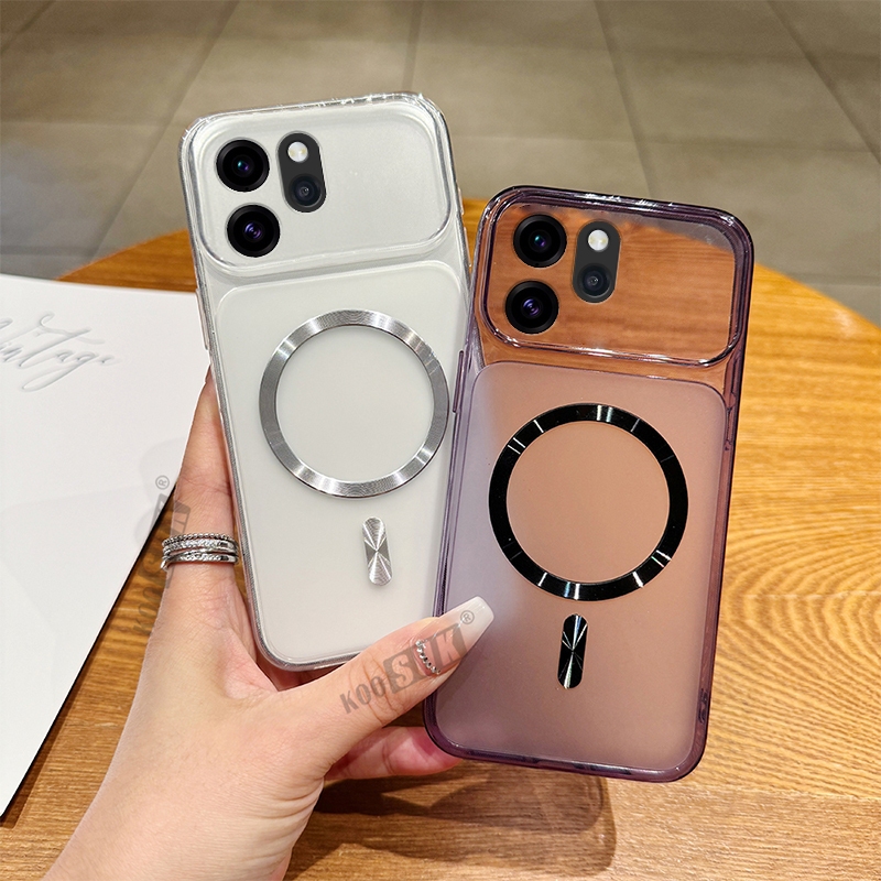 Ốp Trong Suốt Cho OPPO Reno 15 Pro Mini Reno15 F 15F Ốp Điện Thoại Từ Tính Sáng Bóng Biến Đổi Ngay 17 Ốp Lưng Mềm
