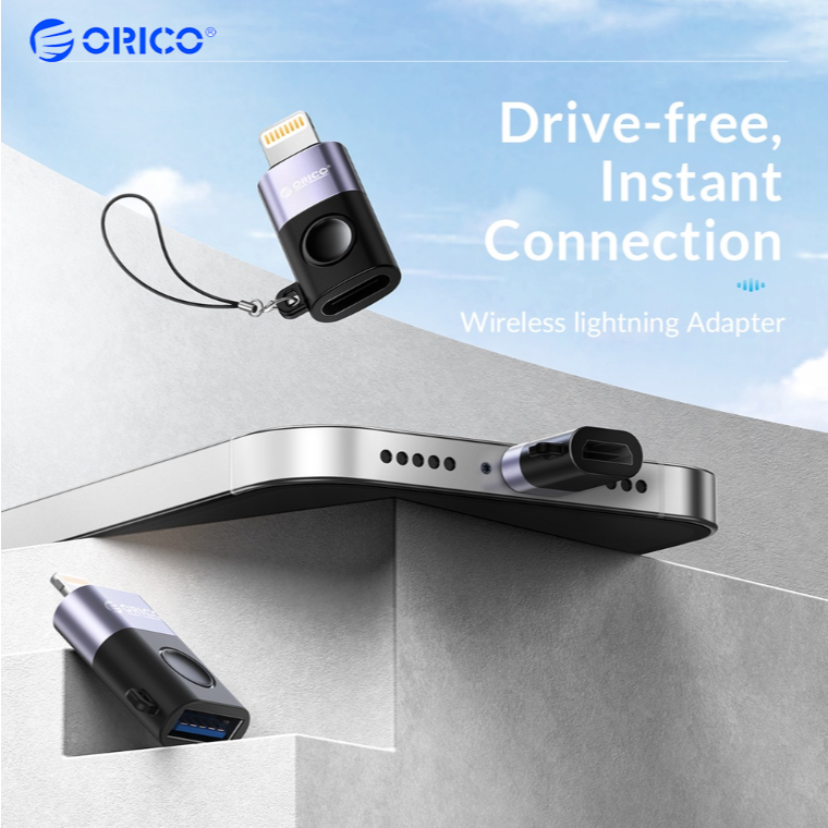 Bộ chuyển đổi ORICO Lightning sang Micro USB Sử dụng Cáp Micro USB cũ Sạc iPhone Mini Bộ chuyển đổi chống thất lạc Đồng bộ hóa dữ liệu 480Mbps