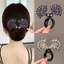 Thời Trang Zircon Con Công Tóc Bun Thanh Lịch Tóc Xoắn Dụng Cụ Dụng Cụ Tóc Phụ Kiện Tóc Cho Nữ