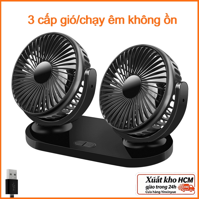 Quạt làm mát trần tuabin gió mạnh mẽ usb12v 24v