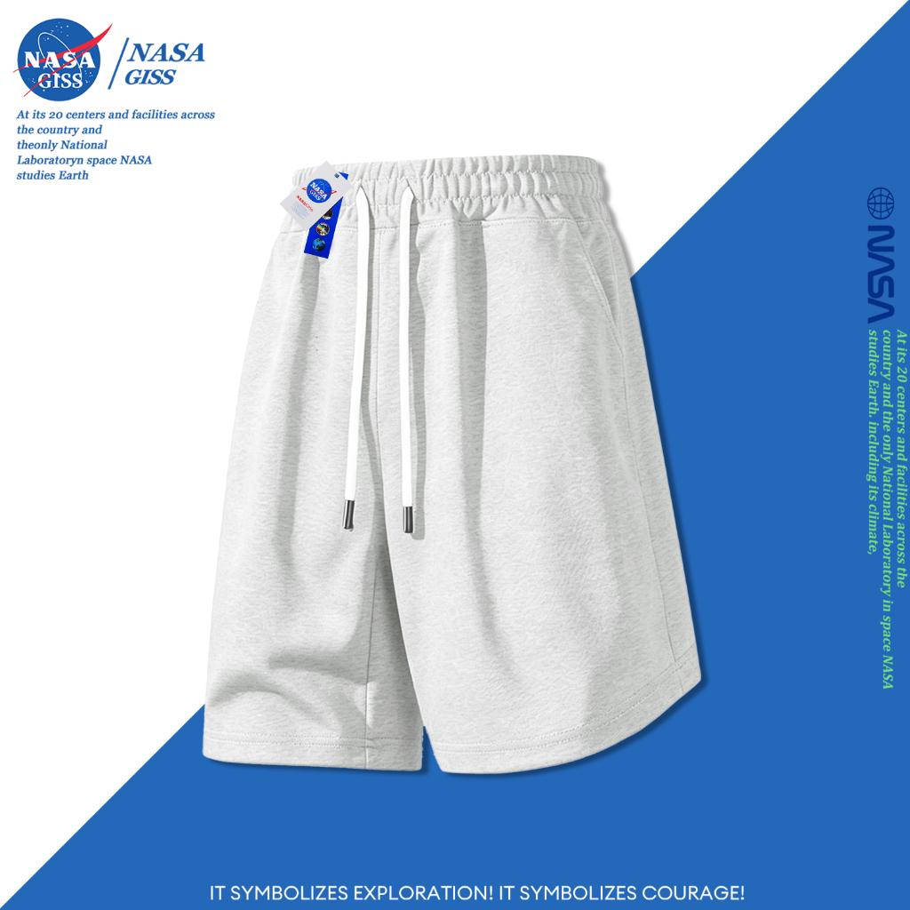 NASA Quần Short Nam Nữ thường Mùa hè Form Rộng mềm mại thoáng mát shorts nam