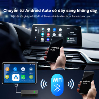 CarlinKit 5.0 2Air Không Dây Android Auto Box bộ chuyển huy đổi Carplay không dây, Android Auto không dây 2 in 1 cho xe ô tô