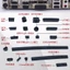 Máy Tính Laptop Cắm Silicon Chống Bụi Nắp Cho Loại C USB HDMI RJ45 Thẻ SD Cổng Tai Nghe VGA Chống Bụi Chặn