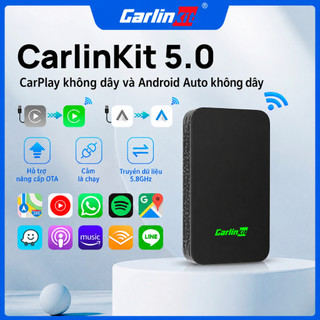 CarlinKit 5.0 2Air Không Dây Android Auto Box bộ chuyển huy đổi Carplay không dây, Android Auto không dây 2 in 1 cho xe ô tô