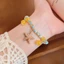 Đại Dương Sao Biển Charm Vòng Tay Hỗn Hợp Màu Xanh Vàng Thay Thế Hạt Dainty Bạc Dây Xích Có Thể Điều Chỉnh Mùa Hè Cổ Tay Trang Sức Nữ Bãi Biển Xếp Chồng Phụ Kiện