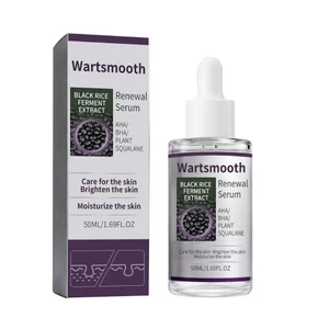 Mụn cóc lên men gạo đen Serum tái tạo AHA BHA Plant Squalane Tinh chất tẩy tế bào chết nhẹ nhàng Dưỡng ẩm Nuôi dưỡng Cải thiện nếp nhăn Không đều tông màu da Làm sáng da Serum chăm sóc da