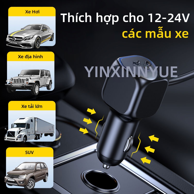Bộ chia sạc nhanh ô tô, Bộ nguồn DC Bộ chia sạc ô tô công suất 12v / 24v 171W Hỗ trợ sạc nhanh Loại C 171W và QC3.0
