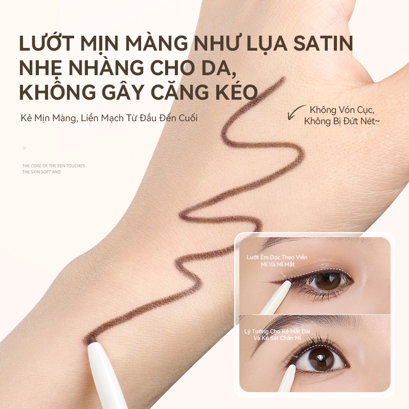 J.M.C.Y Bút Kẻ Mắt Gel Chính Hãng | Chống Nước Chống Dầu Không Lem Lâu Trôi 12h Lướt Mịn Ngòi 2mm | BigBuy360 - bigbuy360.vn
