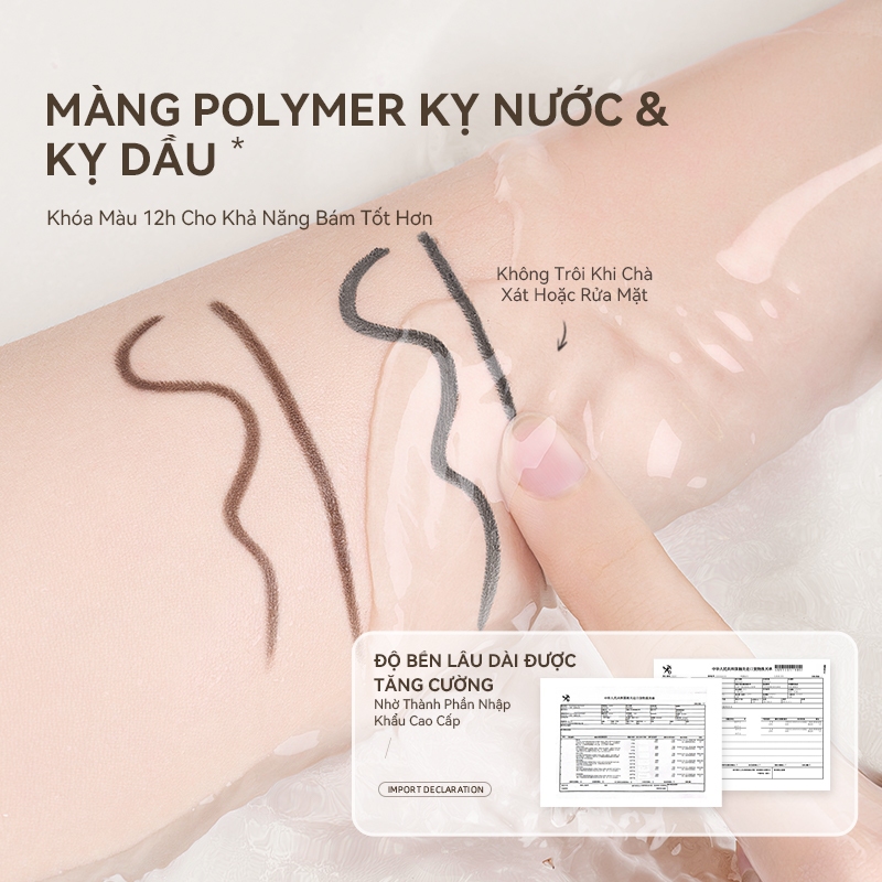 J.M.C.Y Bút Kẻ Mắt Gel Chính Hãng | Chống Nước Chống Dầu Không Lem Lâu Trôi 12h Lướt Mịn Ngòi 2mm | BigBuy360 - bigbuy360.vn