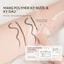 【Bền màu chống lem】 J.M.C.Y Bút Kẻ Mắt Gel Chính Hãng | Chống Nước Chống Dầu Không Lem Lâu Trôi 12h Lướt Mịn Ngòi 2mm