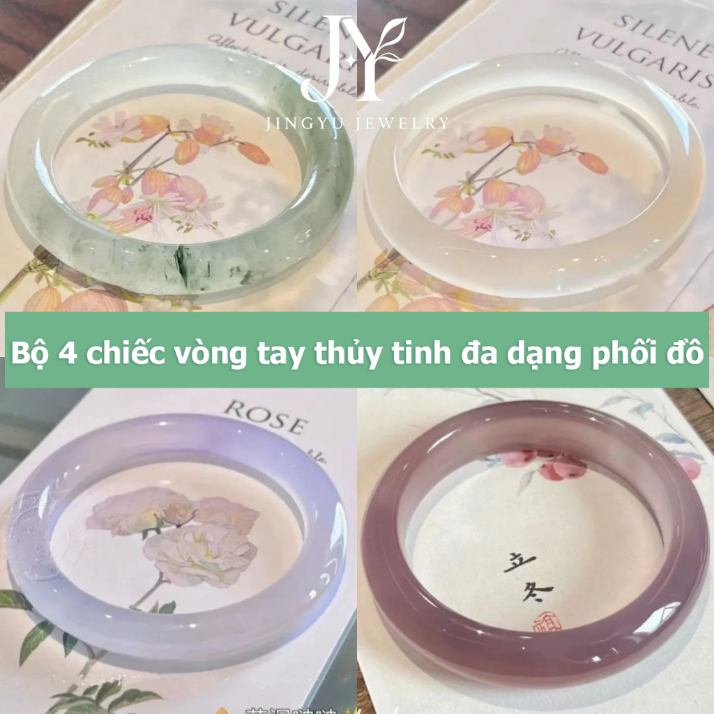 Vòng Tay Đá Mắt Mèo Trắng Ánh Trăng Thanh Lịch Cho Nữ, Dễ Phối Đồ