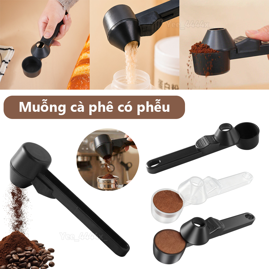 Muỗng Cà Phê Có Thể Điều Chỉnh Đổ Lại Có Thể Tái Sử Dụng Đất Cà Phê Muỗng Muỗng Cho Đậu Bổ Sung Protein Sữa mueadsyvn