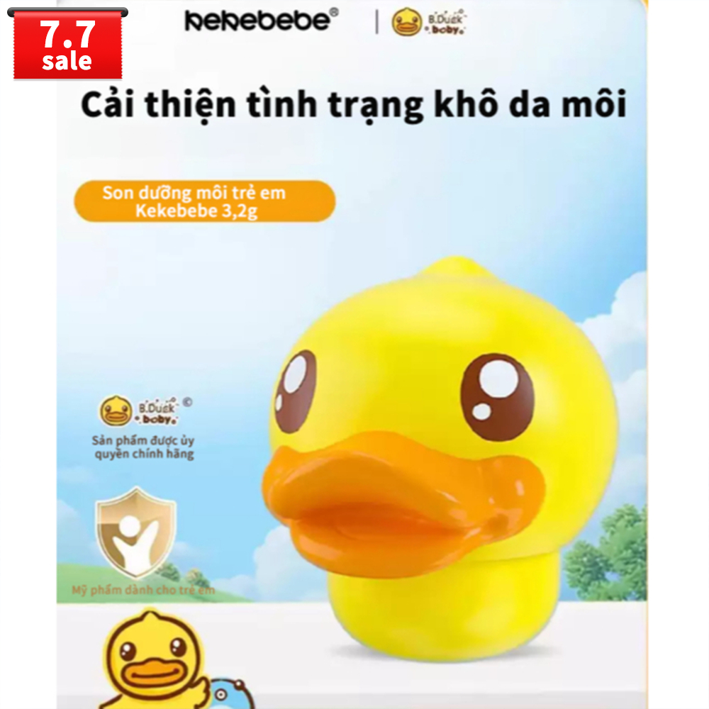 Kekebebe B.Duck Baby Son dưỡng môi trẻ em 3,2g