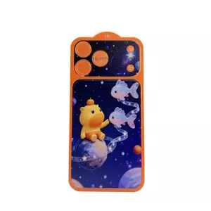 Hoạt Hình Hoạt Hình Mặt Sau Miếng Dán TPU Cao Su Mềm Thích Hợp Cho iPhone17ProMax / iPhone17pro Miếng Dán Ống Kính Dễ Thương ins Phong Cách Vui Nhộn Minh Họa Nam Nữ Bao Gồm Tất Cả Chống Sốc