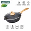 【Giá thấp lịch sử toàn shop】JEETEE Chảo Sâu Lòng Chống Dính Màu Xám 24/28/32cm, Nhôm Đúc Phủ Đá Hoa Cương, Dùng Cho Bếp Từ & Bếp Gas, Không Chứa PFOA