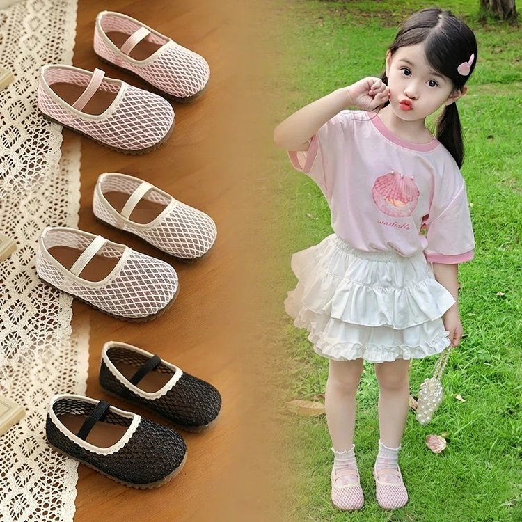 Giày Nữ Thời Trang Mới Cho Trẻ Em, Dễ Dàng Phù Hợp, Thoải Mái Thoáng Khí