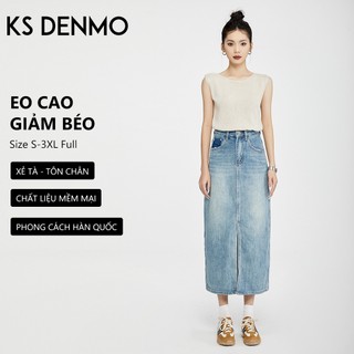Váy denim nữ chữ A hip-packed mới nhất cho mùa xuân 2026