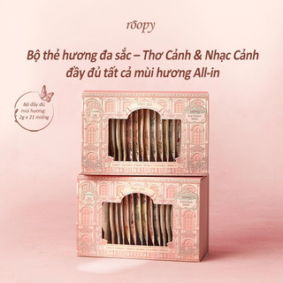 ROOPY Kem dưỡng tay và móng– Bộ mẫu thử đủ mùi hương 2g×21 – Công thức tự nhiên với bơ hạt mỡ, dầu ô liu, dầu hạt Limnanthes – Hương đặc chế – Dưỡng ẩm, làm mềm, mịn da