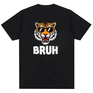 Áo thun nam nữ BruhTiger Sun Animal 100% Cotton thời trang