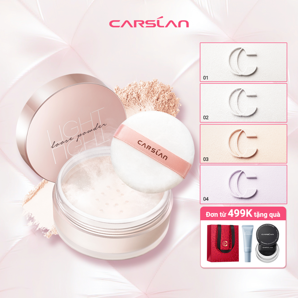 Phấn Phủ Carslan Kiểm Soát Dầu Tiện Dụng Trang Điểm 10g