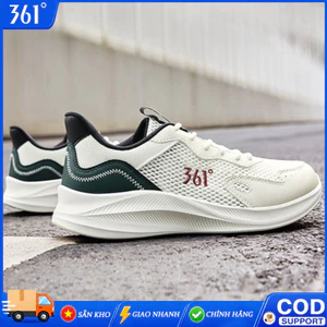 361° Giày Thể Thao Nam Mới 2026 Lưới Lỗ Thoáng Khí Siêu Nhẹ Êm Chân Chống Trơn Chạy Bộ Tập Gym Đi Bộ