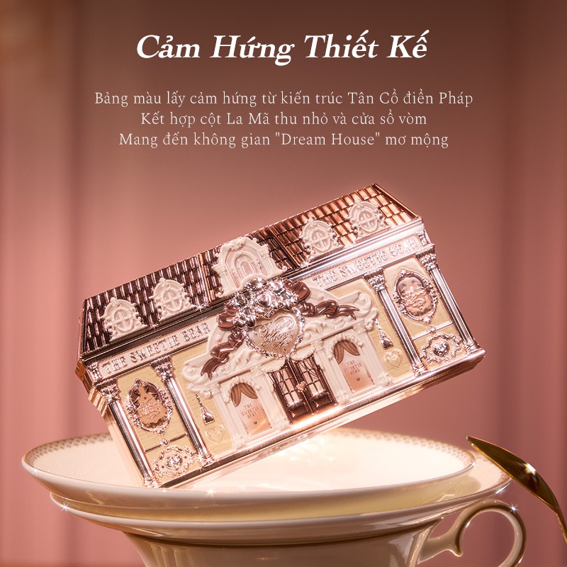 Flower Knows The Sweetie Bear Collection Bảng trang điểm 6 màu 6,5g