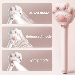 Đầu Tắm Lọc Mèo Dễ Thương Paw 3 Chế Độ Đầu Tắm Có Thể Điều Chỉnh Đầu Tắm Phòng Tắm Cho Phòng Tắm Tắm mueadsyvn