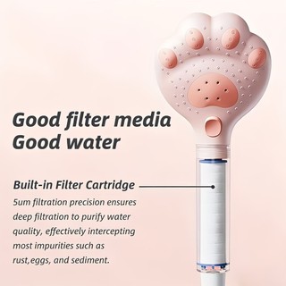 Đầu Tắm Lọc Mèo Dễ Thương Paw 3 Chế Độ Đầu Tắm Có Thể Điều Chỉnh Đầu Tắm Phòng Tắm Cho Phòng Tắm Tắm mueadsyvn