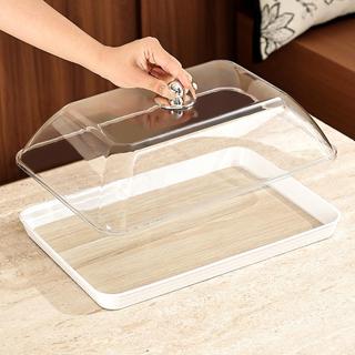 Jfory Đế bánh thanh lịch có nắp vòm trong suốt Khay trưng bày bánh ngọt bằng nhựa để trang trí bàn tráng miệng