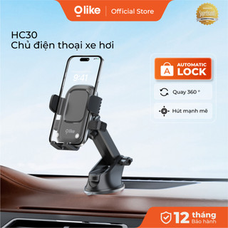 「 Giảm giá hấp dẫn 」 Olike HC30 Giá Đỡ Điện Thoại Ô Tô Đế Hút Chân Không, Xoay 360 Độ, Chống Rung Mạnh, Tự Động Khóa