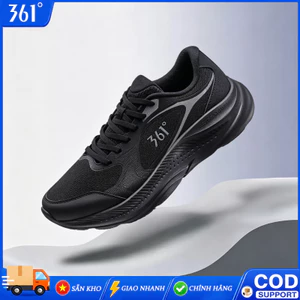 361° 【3-5KM】Giày Chạy Bộ Nam Mới 2026 Lưới Thoáng Khí Đế Dày Siêu Nhẹ Giảm Sốc Đi Làm Chạy Bộ Nhẹ