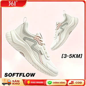 361° Giày Chạy Bộ Nữ Mới 2026 Lưới Thoáng Khí Siêu Nhẹ 285g Giảm Sốc Đàn Hồi Đi Bộ Chạy Bộ Nhẹ