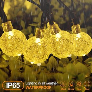12M / 100 LED Năng Lượng Mặt Trời Dây Đèn Cổ Tích Chế Độ Vòng Hoa Chống Thấm Nước Sân Vườn Ngoài Trời Tiệc Giáng Sinh Đèn Trang Trí Đám Cưới